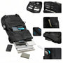 Sac à dos roll top PC 15 pouces moderne Tigernu ZX noir avec plusieurs compartiments