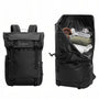 Sac à dos roll top PC 15 pouces moderne Tigernu ZX noir avec grand compartiment principal