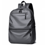 Sac à dos scolaire casual sombre avec deux compartiments zippés et bretelles ajustables