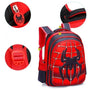 Sac à dos Spiderman maternelle rouge et noir avec poignées et bretelles ajustables
