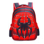 Sac à dos Spiderman maternelle rouge et noir avec motif web et emblème araignée