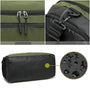 Sac à dos sport 40l olive vert et noir avec fond imperméable et bandoulière amovible