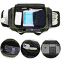 Sac à dos sport 40l olive vert et noir avec compartiments et articles emballés
