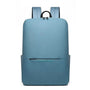 Sac à dos tablette bleu ciel élégant avec poignée supérieure et deux poches zippées