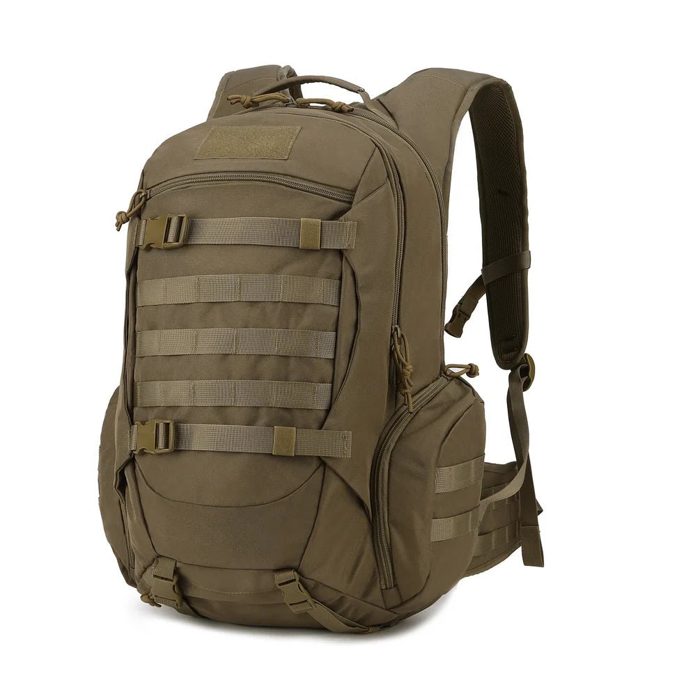 Sac à dos tactique militaire 35L 600D olive drab avec MOLLE et multiples compartiments