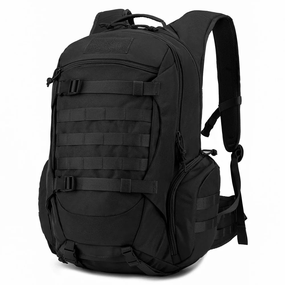 Sac à dos tactique militaire 35L 600D avec webbing MOLLE et bretelles rembourrées