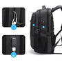 Sac à dos télétravail FlexWork noir avec ports USB et écouteurs externes