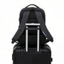 Sac à dos télétravail FlexWork noir avec sangle de bagage pour ordinateur portable