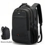 Sac à dos télétravail FlexWork noir avec port de charge USB et couverture pluie