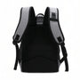 Sac à dos thermique de picnic grand format 28L gris et noir avec bretelles rembourrées