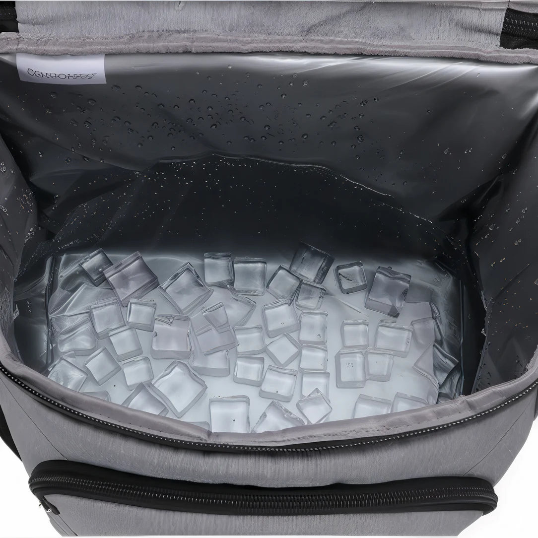Sac à dos thermique de picnic grand format 28L avec glacière, glace et condensation