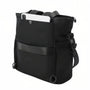 Sac à dos Tigernu Eclipse en toile noire avec bandoulière ajustable et poche frontale