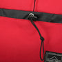 Tissu rouge avec boucle de cordon noir et tire pour Sac à dos transport chien 20kg
