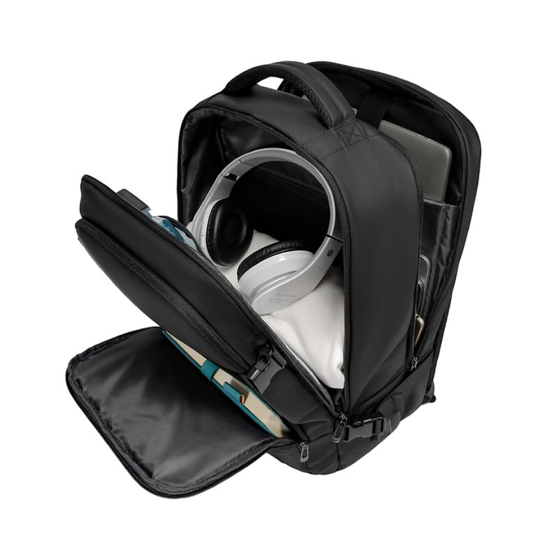 Sac à dos urbain 16 pouces Phobos avec casque et tablette à l’intérieur
