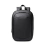 Sac à dos urbain femme imperméable noir avec poignée supérieure et poche zippée frontale