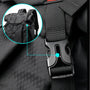 Sac à dos urbain homme Kratos noir avec texture en diamant et fermeture à boucle
