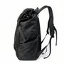 Sac à dos urbain homme Kratos noir avec bretelles rembourrées et poches latérales