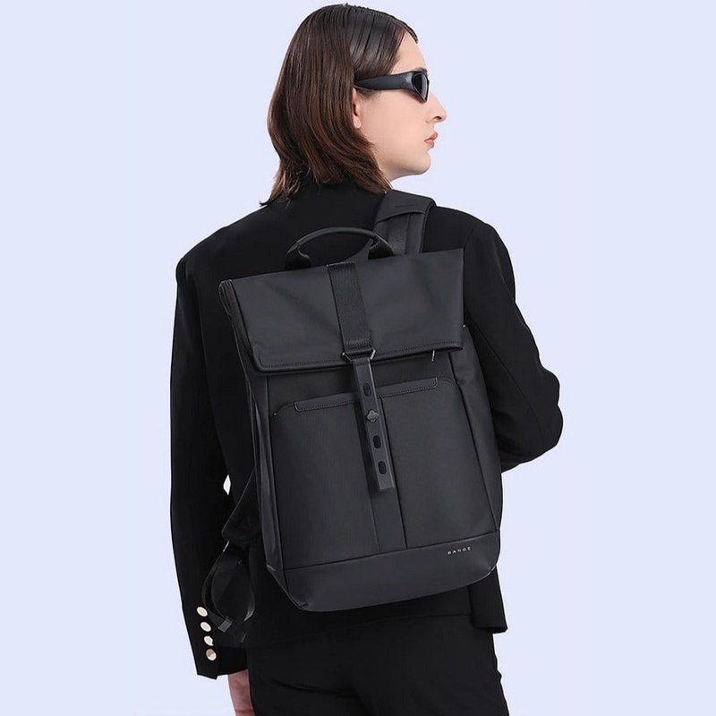 Sac à dos urbain pour ordinateur 15 pouces Andromède avec fermeture à boucle noire