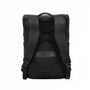 Sac à dos urbain roll top KingsRoll I noir avec bretelles rembourrées et dos rembourré
