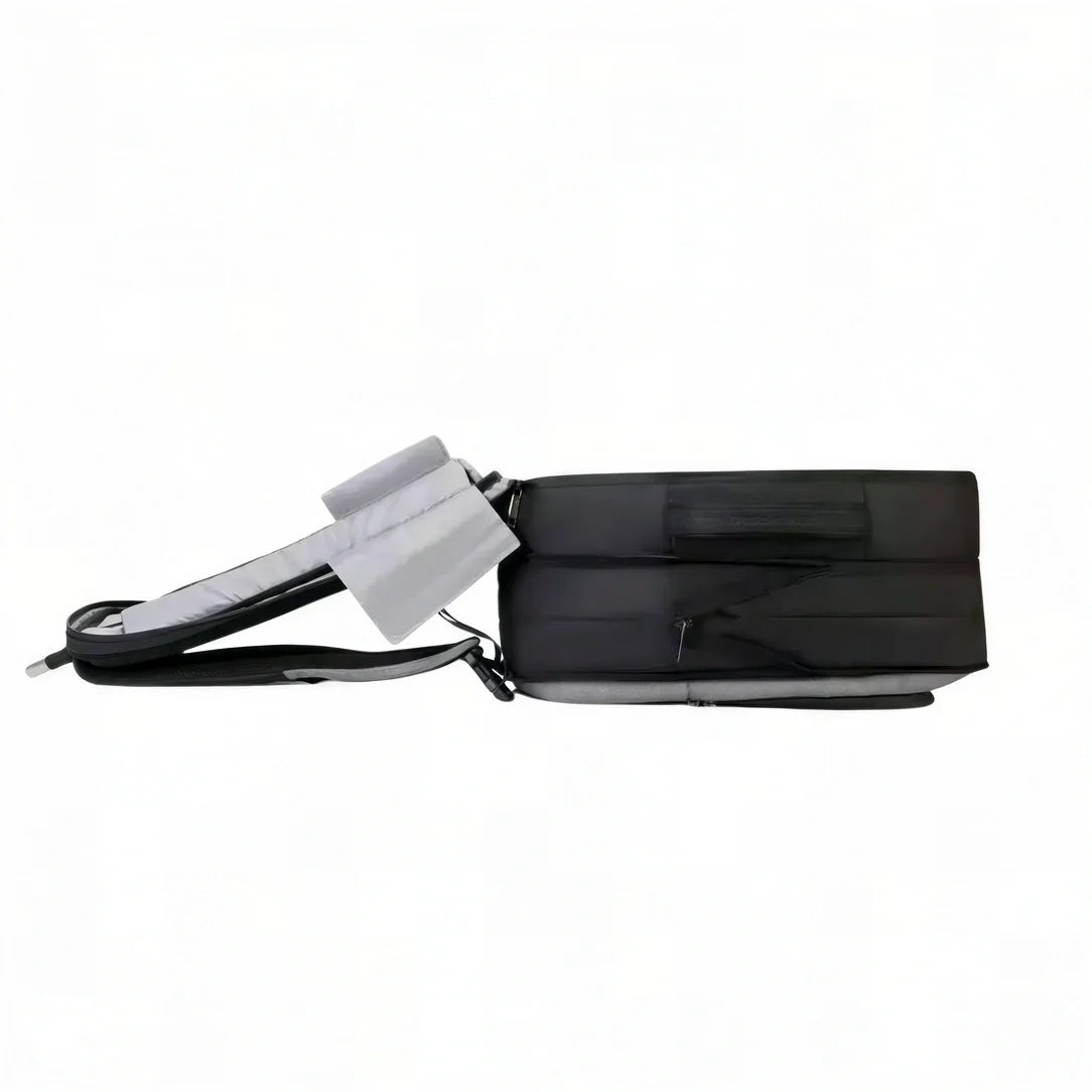 Adaptateur d’alimentation noir rectangulaire avec cordon blanc pour sac à dos valise cabine
