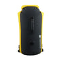 Sac à dos waterproof 25-60L IPX7 noir et jaune avec valve