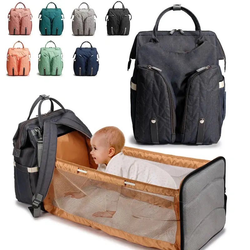 Sac à langer sac à dos lit, sac convertible en berceau pour bébé, pratique et polyvalent