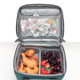 Sac bandoulière isotherme de picnic 16 et 28L avec sac repas isolé rempli de nourriture