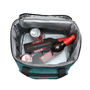Sac bandoulière isotherme de picnic 16 et 28L avec un sac isotherme teal rempli de boissons et glace