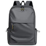Sac Collège sac à dos gris foncé avec tirettes jaunes et noires