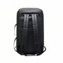 Sac de sport à dos noir étanche avec fermeture roll-top et sangles ajustables