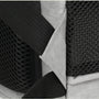 Section d’un sac de transport double pour chat Cocoon Duo avec padding en mesh et bretelles en tissu
