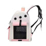 Sac de transport pour chat 10kg Ronron avec sac de transport blanc et rose ventilé