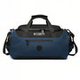 Sac de voyage antivol TSA Agora bleu marine avec accents noirs