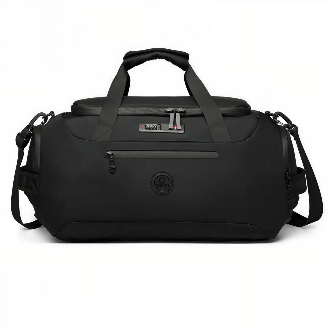 Sac de voyage antivol TSA Agora noir avec sangle et poches