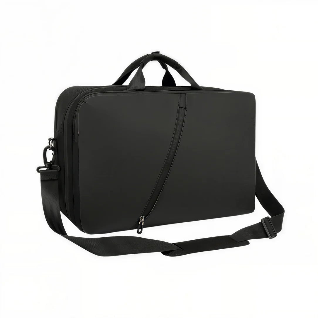 Sac de voyage format valise MoveCase I avec sac à main noir à poignée et bandoulière détachable