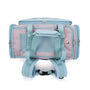 Sac de voyage pour chat TrueLove, sac à dos rose et bleu avec fenêtres en mesh