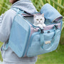 Sac de voyage pour chat TrueLove, sac à dos léger avec fenêtres en mesh et ouverture supérieure