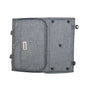 Sac de voyage pour chat TrueLove avec sac rectangulaire gris en tissu et plusieurs compartiments