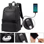 Sac d école collège garçon avec sac à dos noir et port de charge USB intégré