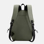 Sac d école collège olive vert avec bretelles noires réglables