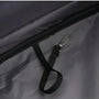 Sac hublot à bandoulière pour chat et chien avec fermeture éclair et clip en métal