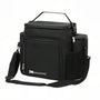 Sac isotherme bandoulière 27L noir avec poignée et bandoulière pour le transport