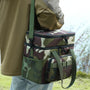 Sac isotherme camouflage avec motif de camouflage, double couche, poche en mesh et Molle