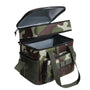 Sac isotherme camouflage avec motif camouflage, bandoulière et poches latérales