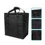 Sac à dos isotherme 20l noir avec fermeture éclair et poignées solides