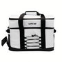 Sac isotherme travail grand format avec sac isotherme blanc et noir, poignée et cordon de rangement